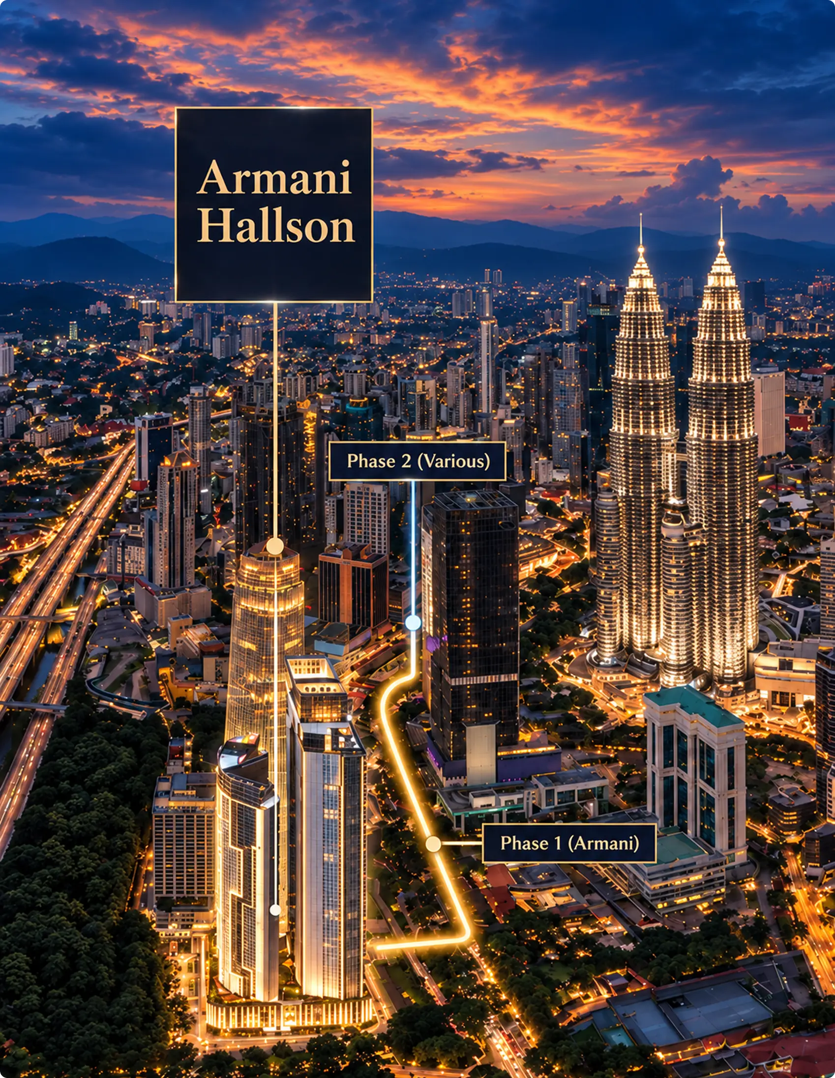 Armani Hallson KLCC Sky Residence